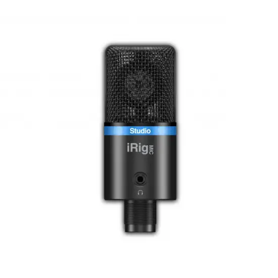 IK MULTIMEDIA MICROFONE CONDENSADOR iRig Mic Studio Black