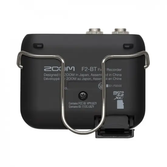 Zoom GRAVADOR PORTATIL c/micro de lapela F2 BT Bluetooth Black