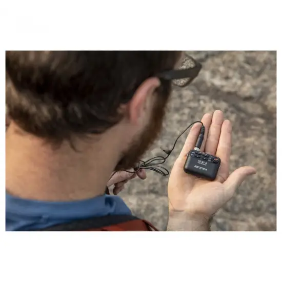 Zoom GRAVADOR PORTATIL c/micro de lapela F2 BT Bluetooth Black