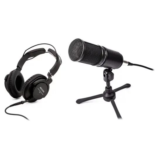 Zoom PACK MICROFONE c/acessórios ZDM 1 Podcast Mic Pack