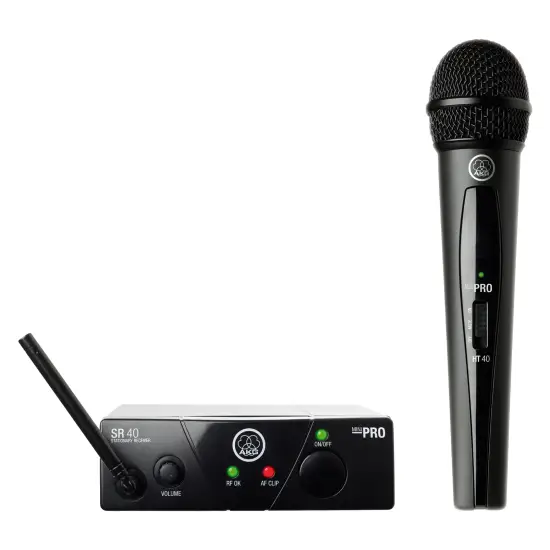 AKG SISTEMA MICROFONE MAO WMS40MINI Vocal Set BD US25A (537.500 MHz)