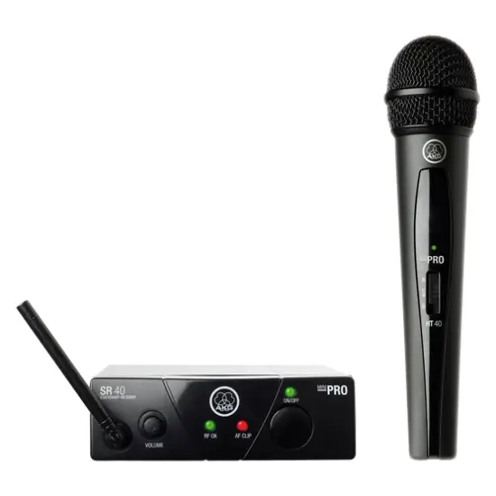 AKG SISTEMA MICROFONE MAO WMS40MINI Vocal Set BD US25B  (537.900 Mhz)