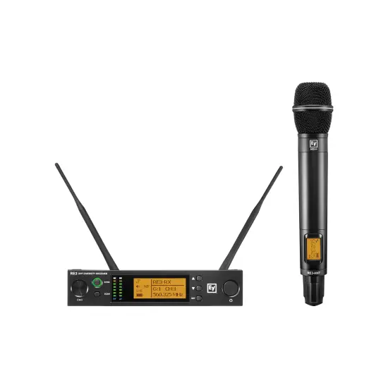 EV Electro Voice SISTEMA MICROFONE MÃO RE3 ND86 5L (488 524MHz)