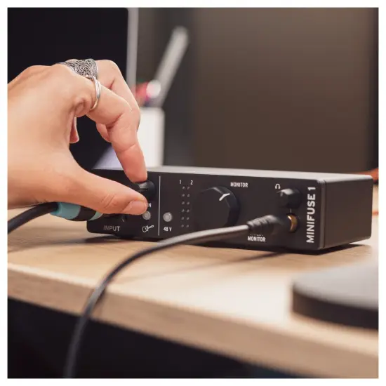 Arturia INTERFACE USB Minifuse 1 Black