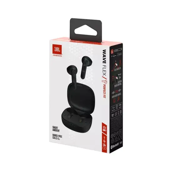 JBL AURICULARES BLUETOOTH Wave Flex TWS BLK