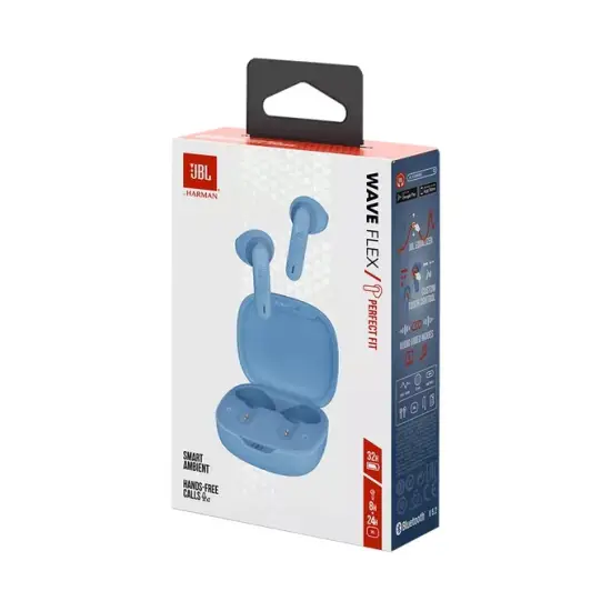 JBL AURICULARES BLUETOOTH Wave Flex TWS BLU