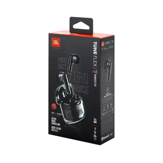 JBL AURICULARES BLUETOOTH Tune Flex Ghost Edition TWS GBLK