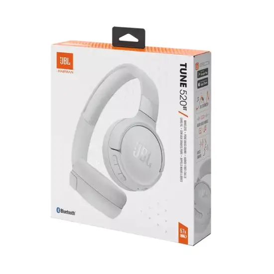 JBL AUSCULTADORES BLUETOOTH Tune 520 BT WHT