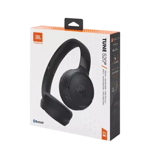 JBL AUSCULTADORES BLUETOOTH Tune 520 BT BLK