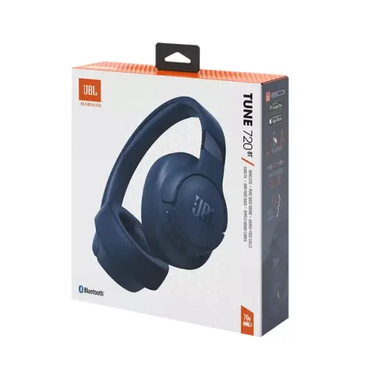 JBL AUSCULTADORES BLUETOOTH Tune 720 BT BLU