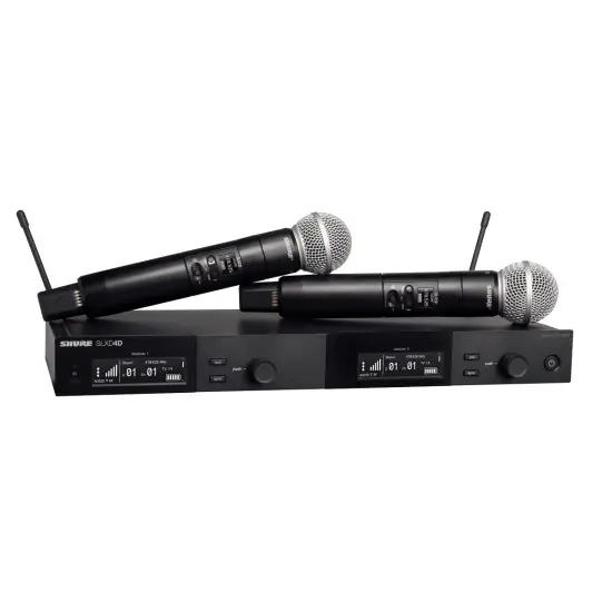 Shure SISTEMA MICROFONE MAO SLXD24DE/SM58 L56 (650 694MHz)