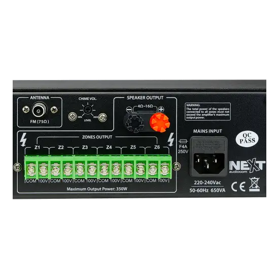 Next AMPLIFICADOR LINHA MX350