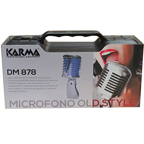 KARMA MICROFONE MÃO DM878 Old Style