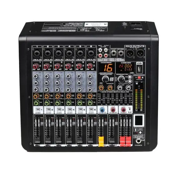 GLEMM MESA MISTURA MXD08 8 Canais DSP