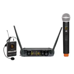 KARMA SISTEMA MICROFONE MÃO/CABEÇA SET8202PL