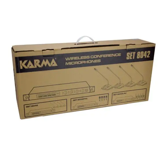 KARMA  SISTEMA MICROFONE CONFERENCIA Set 8042 (4 unid)
