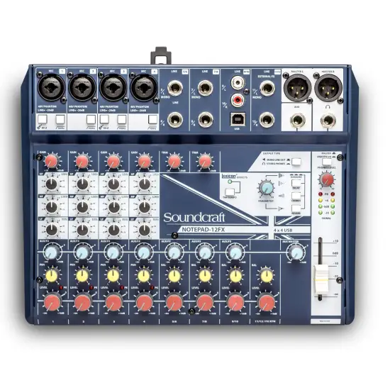 Soundcraft MESA MISTURA Notepad 12FX