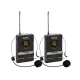 KARMA SISTEMA MICROFONE DUPLO CABEÇA SET 8302 LAV
