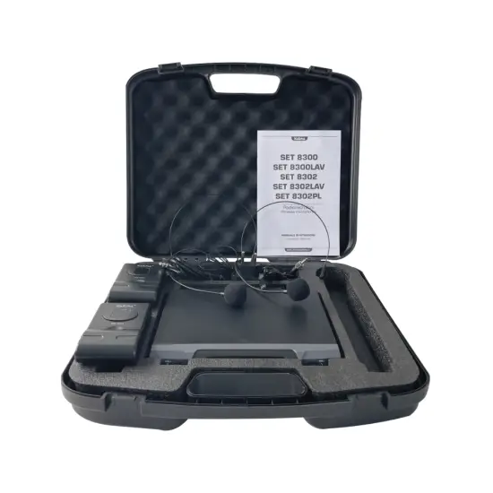 KARMA SISTEMA MICROFONE DUPLO CABEÇA SET 8302 LAV