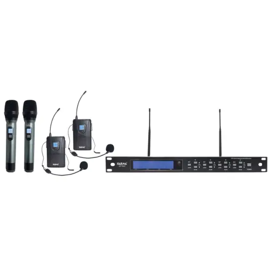 KARMA SISTEMA MICROFONE CABEÇA + MÃO Set 8042PL (4 unid)