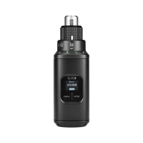 Shure TRANSMISSOR MÃO SLXD3 H56 (518 562MHz)