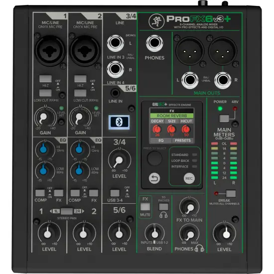 Mackie MESA MISTURA ProFX6v3+