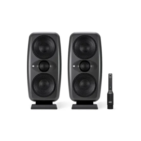 IK MULTIMEDIA PAR MONITORES ESTUDIO iLoud MTM MkII Black c/ Micro Medição
