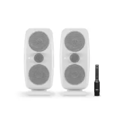 IK MULTIMEDIA PAR MONITORES ESTUDIO iLoud MTM MkII White c/ Micro Medição