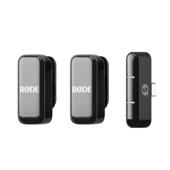 Rode SISTEMA MICROFONE LAPELA Wireless Micro USB C Black
