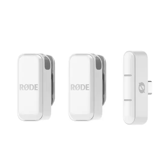 Rode SISTEMA MICROFONE LAPELA Wireless Micro USB C White
