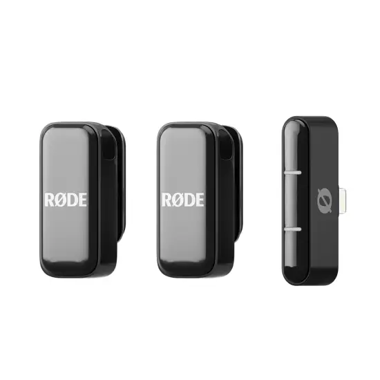 Rode SISTEMA MICROFONE LAPELA Wireless Micro Lightning Black