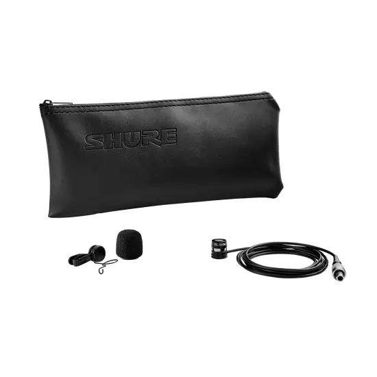 Shure MICROFONE LAPELA WL185MB/C LM3 Black