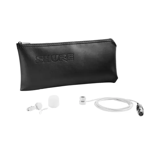 Shure MICROFONE LAPELA WL185MW/C TQG White