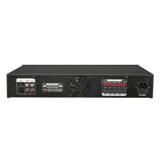 GLEMM Amplificador Audio 100V 120W FM/USB/MP3 – 3 Zonas