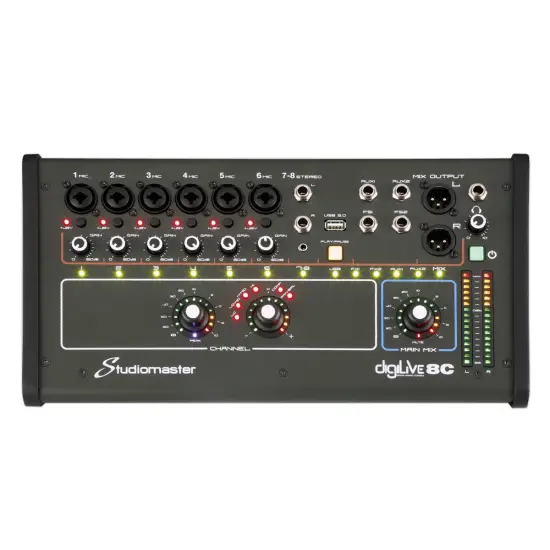 Studiomaster MESA MISTURA DIGITAL DigiLive 8C