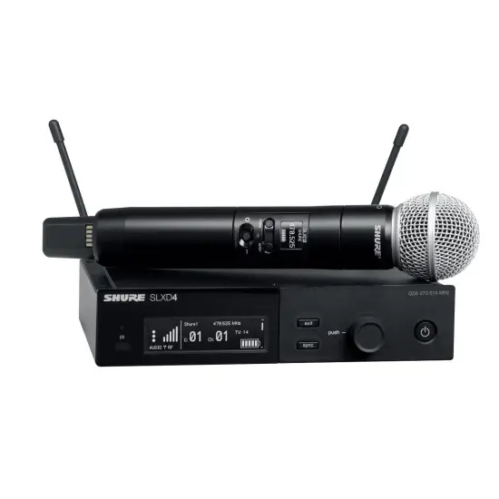 Shure SISTEMA MICROFONE MAO SLXD24E/SM58 H56 (518 562 MHz)