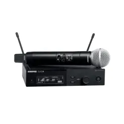 Shure SISTEMA MICROFONE MAO SLXD24E/SM58 G59 (470 514 MHz)