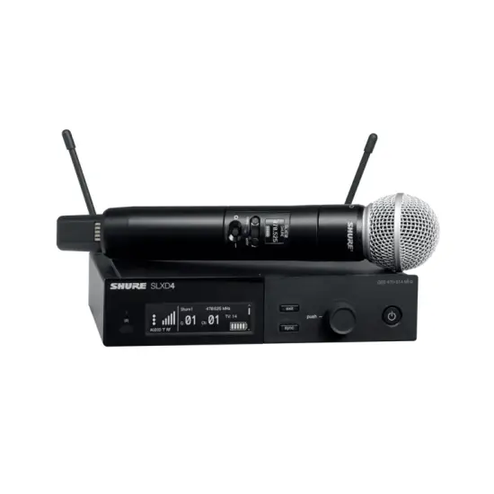 Shure SISTEMA MICROFONE MAO SLXD24E/SM58 G59 (470 514 MHz)