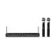 LD Systems SISTEMA MICROFONE duplo U305 HHD 2 (504 - 608 MHz)