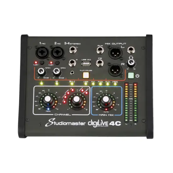 Studiomaster MESA MISTURA DIGITAL DIGILIVE 4C