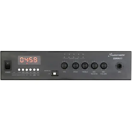 Studiomaster AMPLIFICADOR LINHA ISMA 60