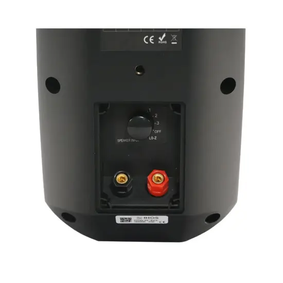 IHOS COLUNA SONORIZAÇÃO 100V 4,25″ 30W IP66 CLIMATE IP4 BLACK