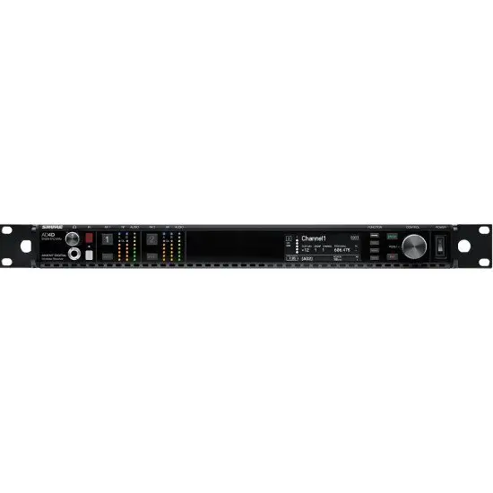 Shure RECETOR AD4DE A Two Channel Digital Wireless Receiver (470   636 MHz)