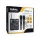 KARMA MESA MISTURA 5 CANAIS C/ 2 MICROFONES S/ FIOS