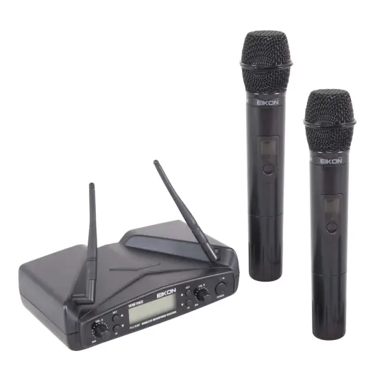 EIKON SISTEMA MICROFONE MÃO DUPLO WM700DM