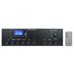 GLEMM AMPLIFICADOR LINHA 100V 120W DAB/FM/USB/MP3