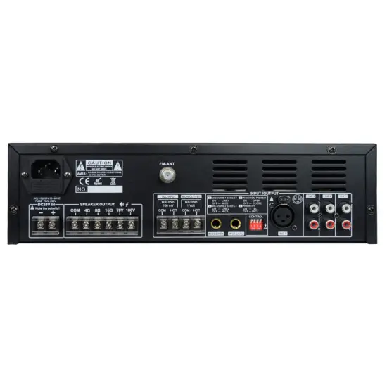 GLEMM AMPLIFICADOR LINHA 100V 120W DAB/FM/USB/MP3