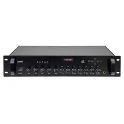 GLEMM AMPLIFICADOR LINHA/AUDIO 100V 1000W FM/USB/MP3 – 5 Zonas