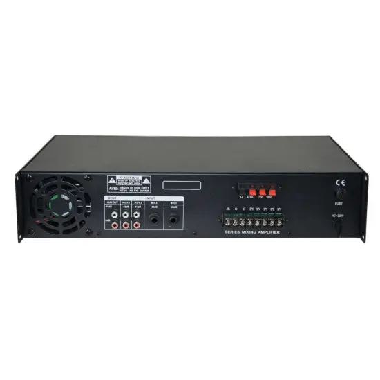 GLEMM AMPLIFICADOR LINHA/AUDIO 100V 1000W FM/USB/MP3 – 5 Zonas