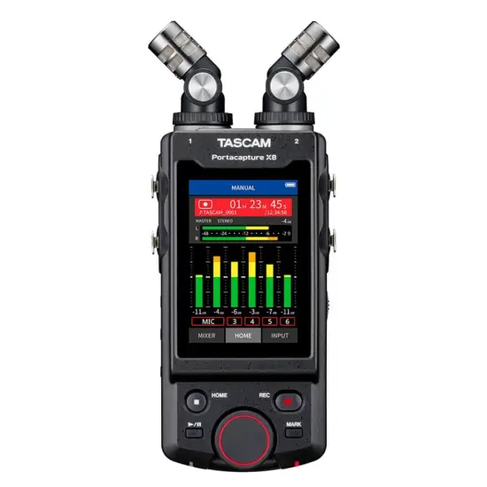 Tascam GRAVADOR PORTATIL PORTACAPTURE X8